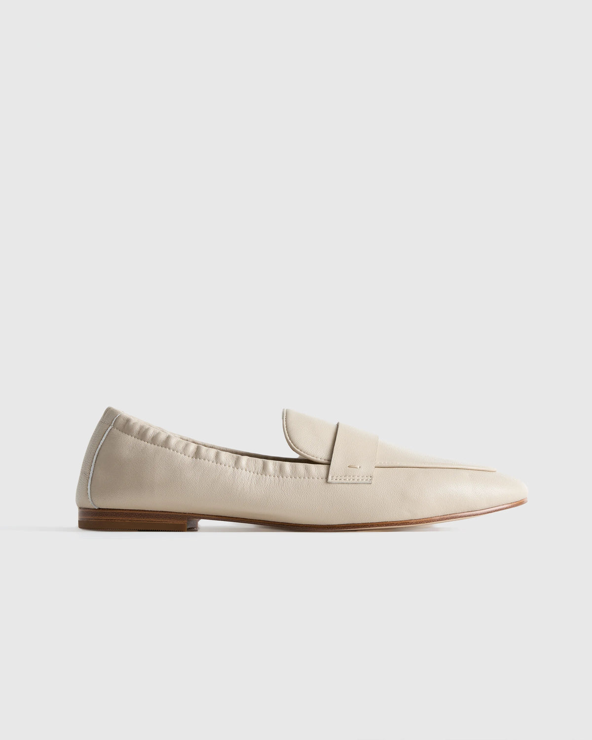 Italian Leather Soft Loafer - 5 / Black