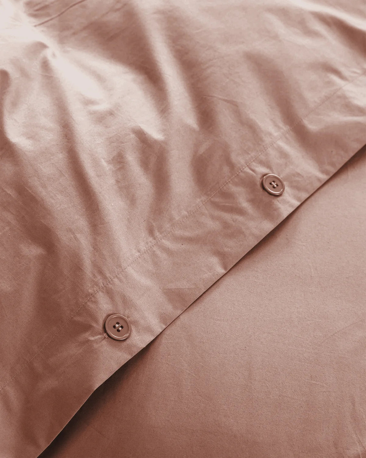 Organic Crisp Percale Duvet Cover - Twin / Ivory