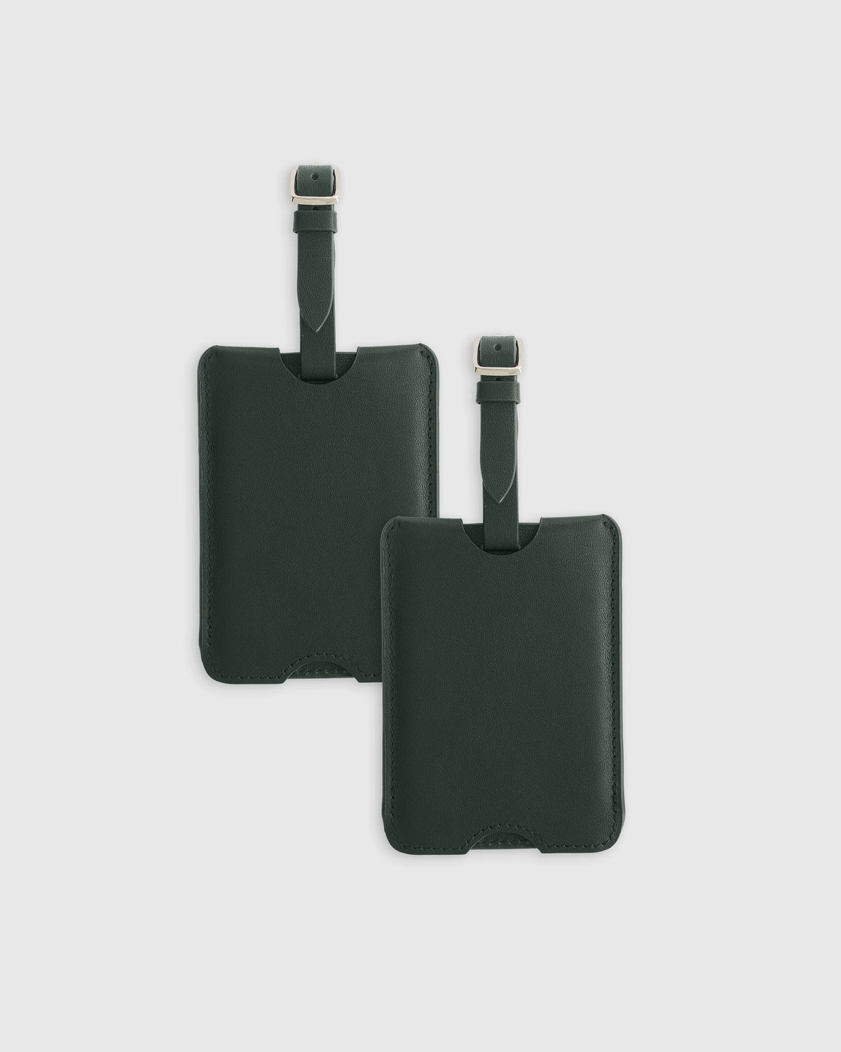 Nappa Leather Luggage Tag (2-Pack) - One Size / Cobalt Blue