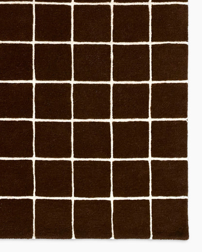Bowie Wool Rug - 5' x 8' / Brown