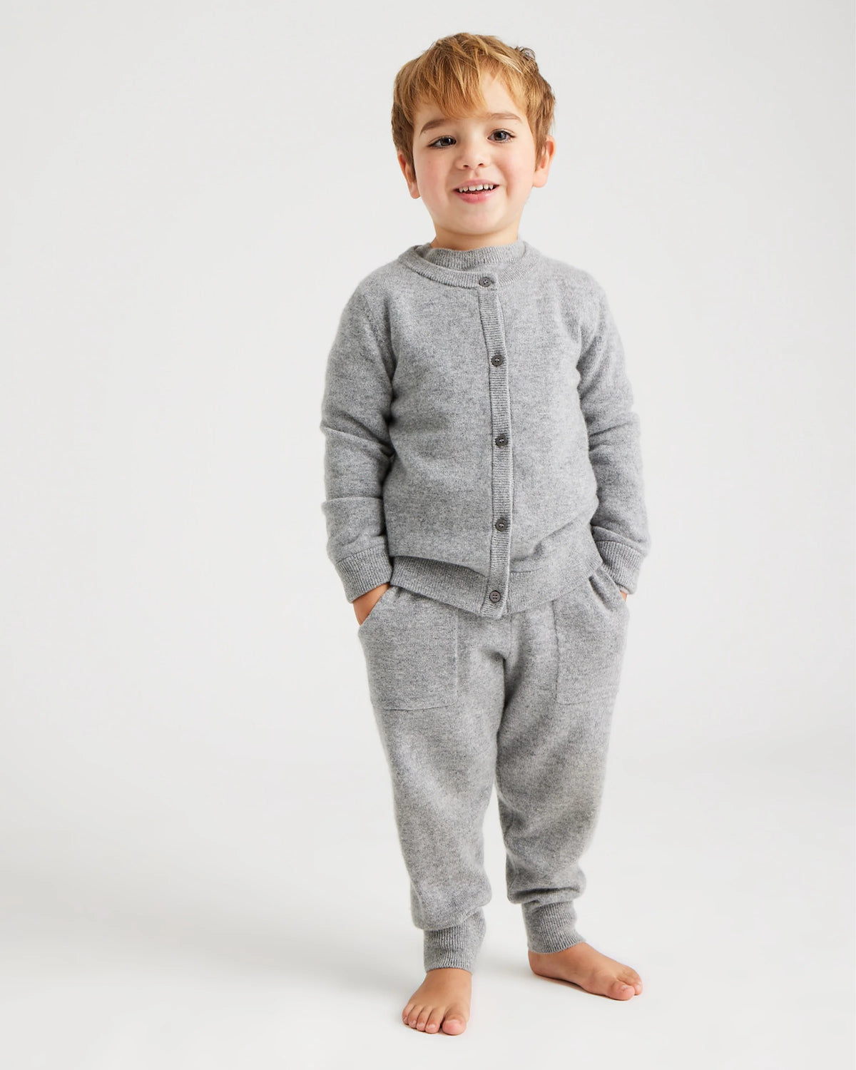 Washable Cashmere Cardigan - 2T / True Navy
