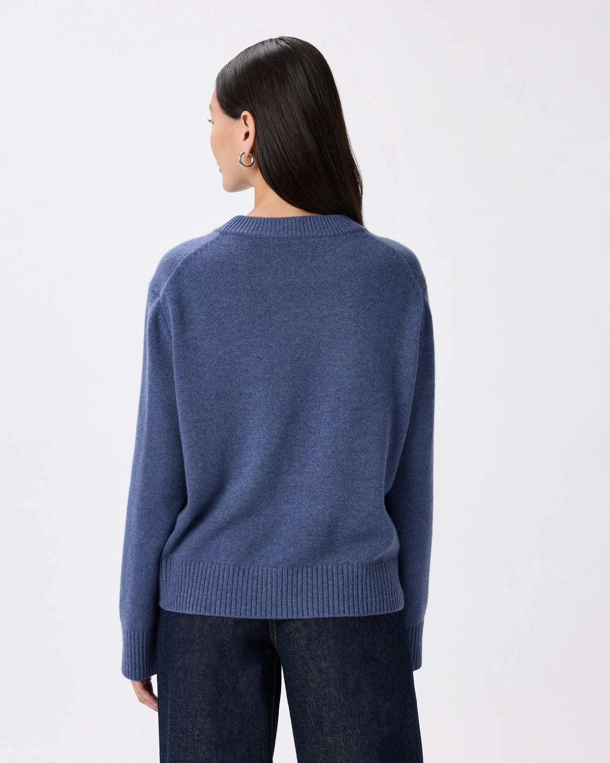 Mongolian Cashmere Oversized Crewneck Sweater - XS / Brown