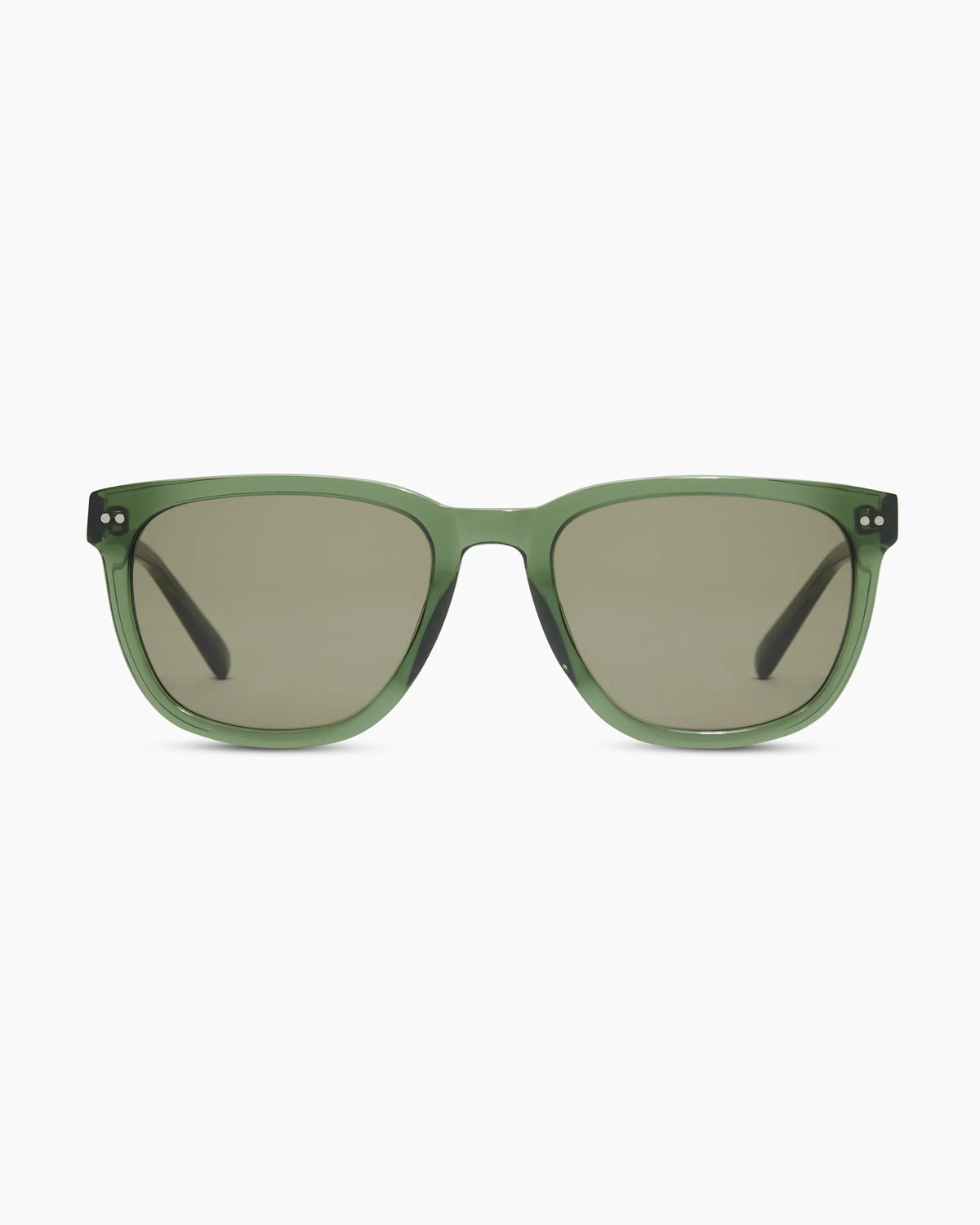 Athens Polarized Acetate Sunglasses - One Size / Clear Brown with Brown lens