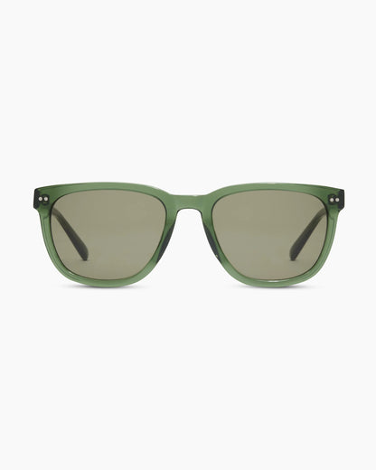 Athens Polarized Acetate Sunglasses - One Size / Clear Brown with Brown lens