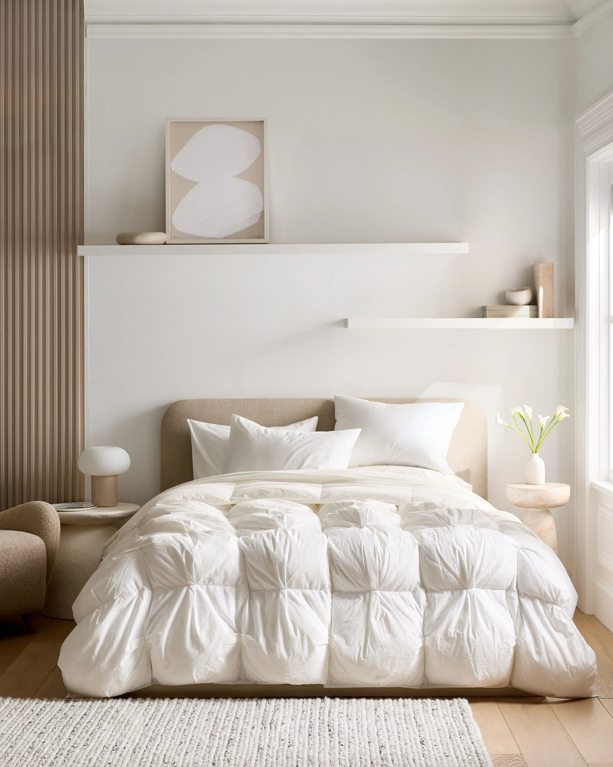 Cotton Pintuck Comforter - Twin / Nightfall