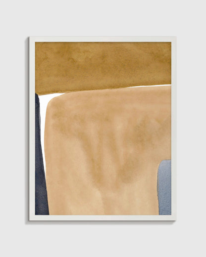 Suspension in Umber by Julia Balfour - 21.25"x26.25" / Oak