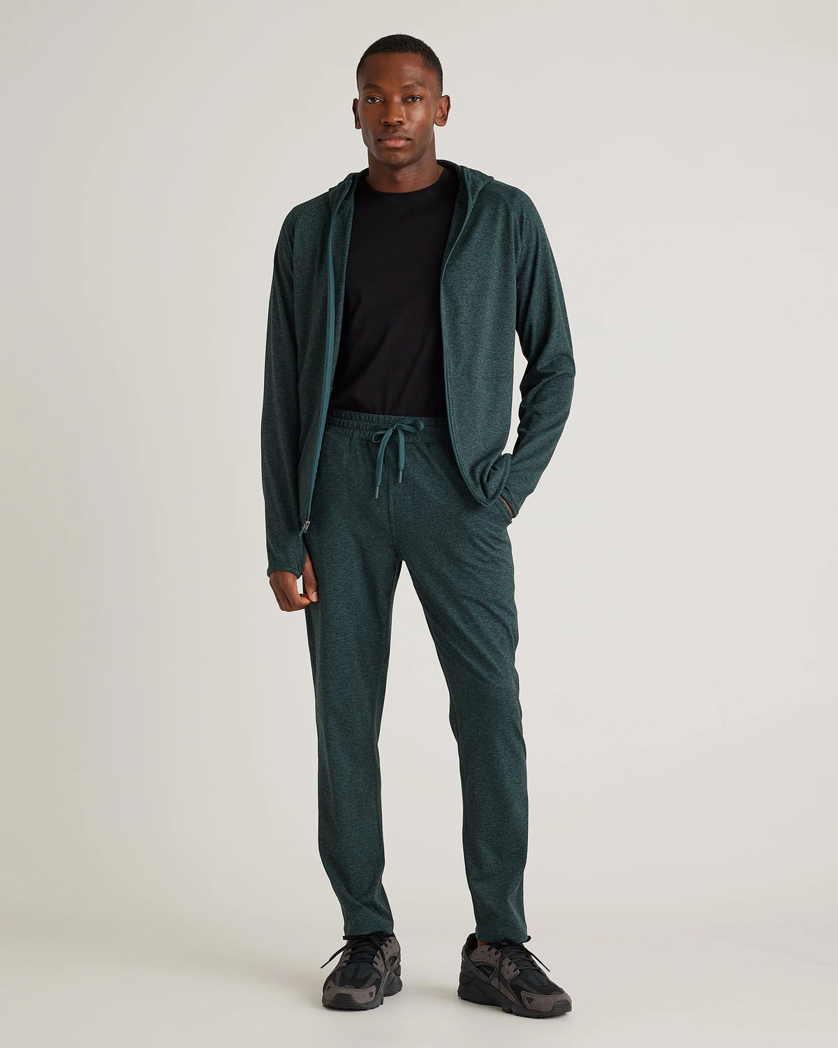 Flowknit Performance Zip Hoodie - S / Heather Grey