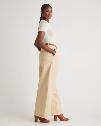 Mongolian Cashmere Tee - XS / Pale Custard Yellow