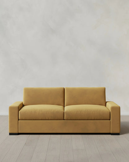 Stillman Sleeper Sofa in Performance Velvet - Queen / Java