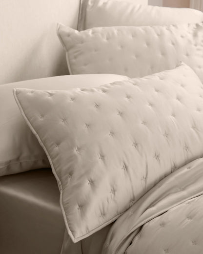 Bamboo Dream Quilted Sham Set - Standard / Sage