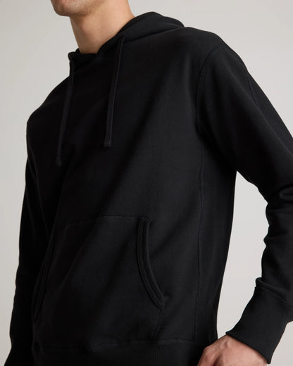 Organic Midweight French Terry Pullover Hoodie - S / Light Heather Grey