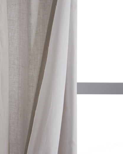 European Linen Curtain - Single Panel - 48x84 / Flax