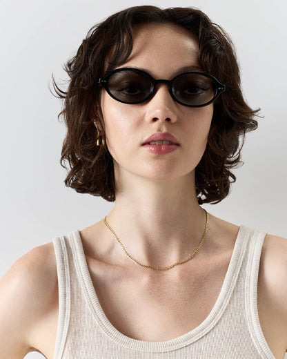 Mallorca Polarized Acetate Sunglasses - One Size / Black with Grey lens