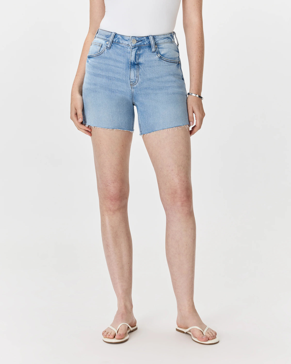 Bella Stretch Vintage Shorts - 24 / Obsidian Blue Fray