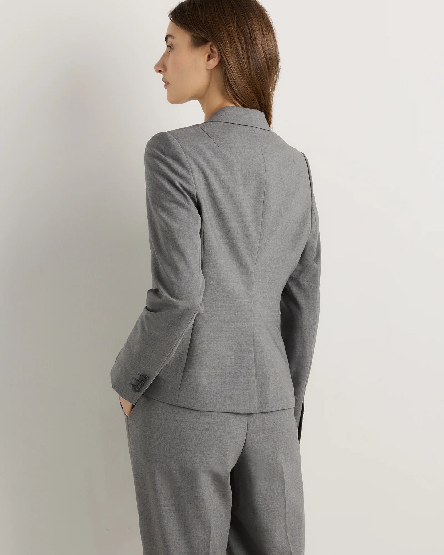 Italian Wool Tailored Blazer - XS / Navy