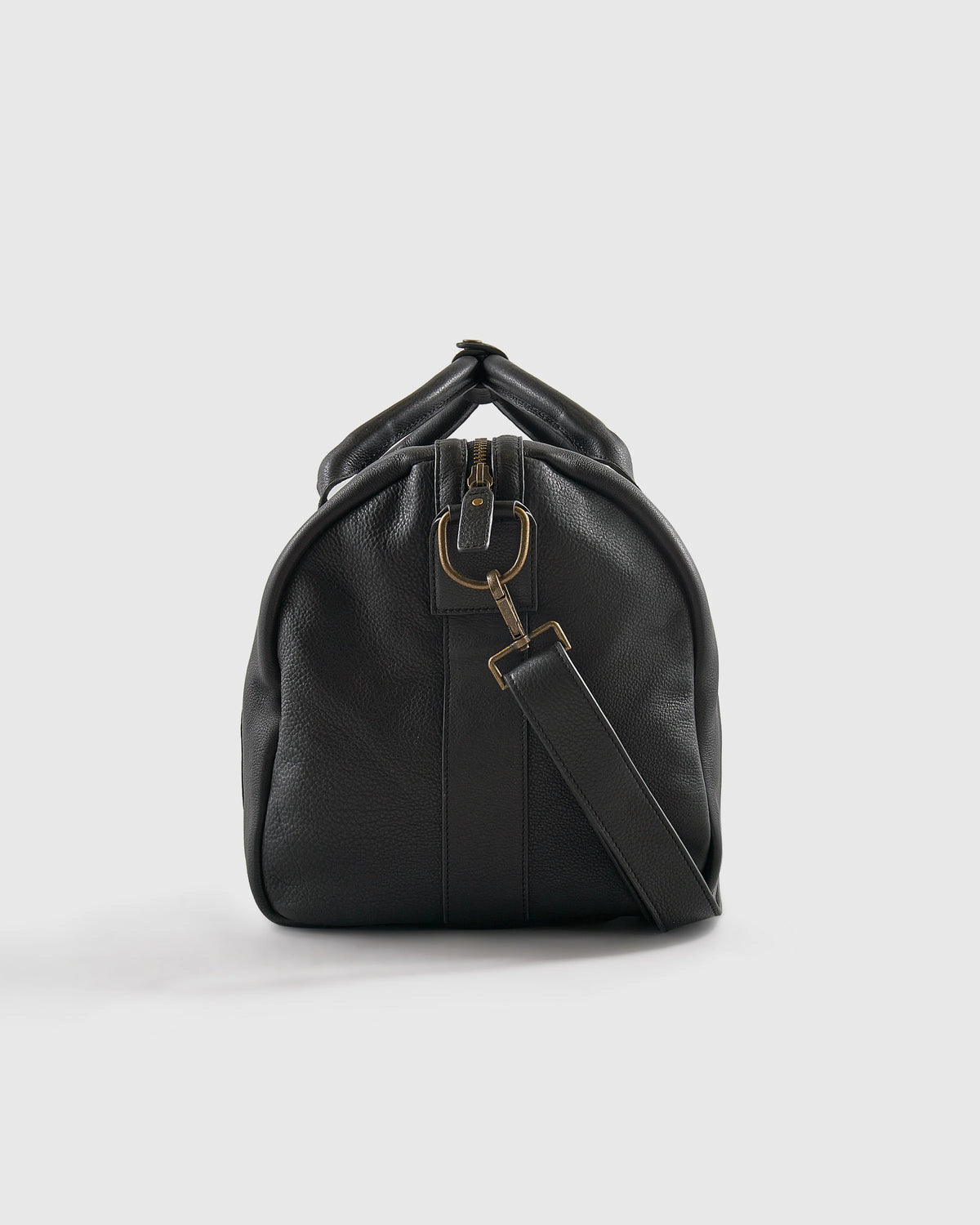 Nappa Leather Duffle Bag - One Size / Dark Brown
