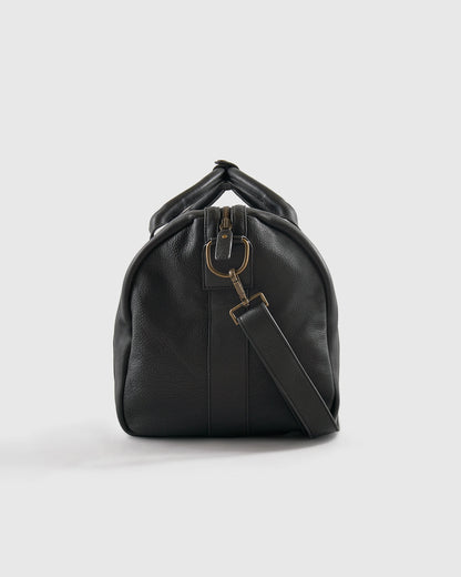 Nappa Leather Duffle Bag - One Size / Dark Brown