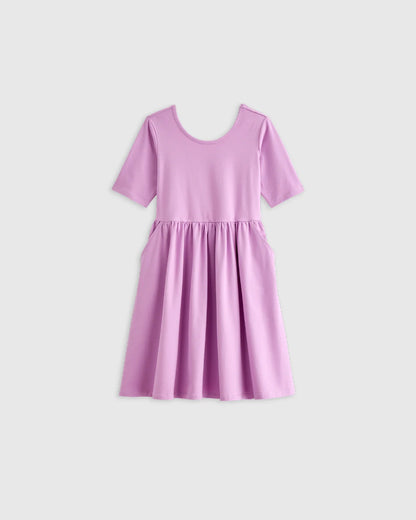Organic Cotton Skater Dress - 2T / Sweet Cherries