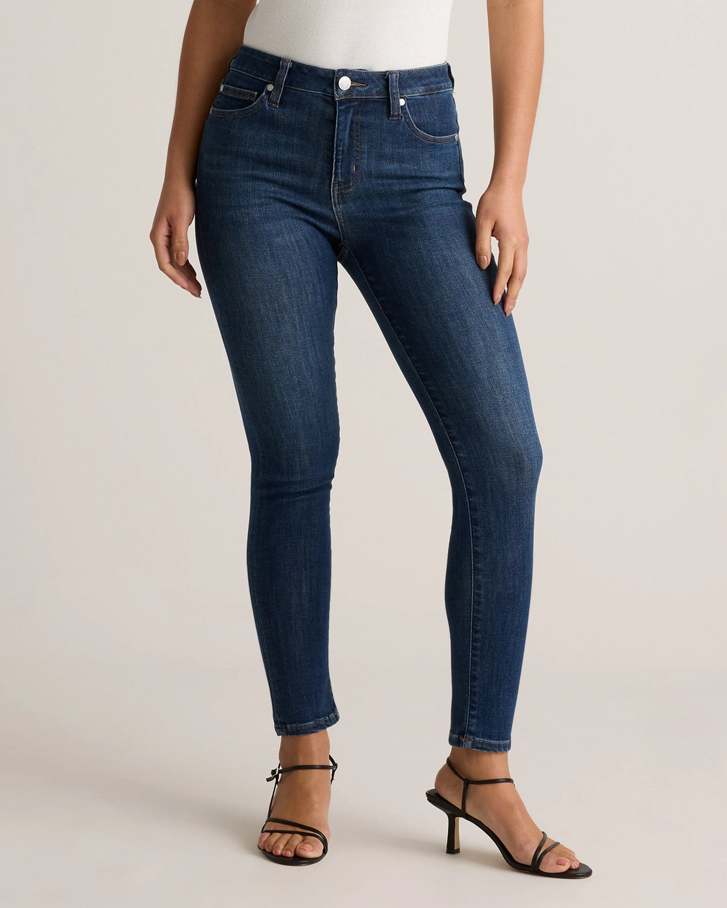 Bella Stretch Skinny Jeans - 24 / Seaside Blue