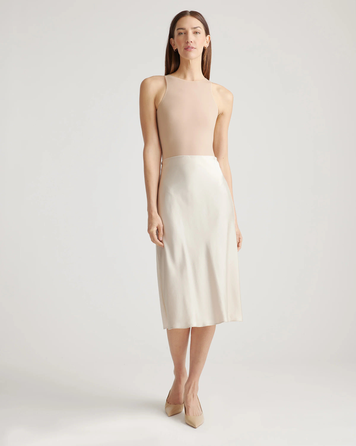 Second Skin High Neck Bodysuit - XS / Cocoa