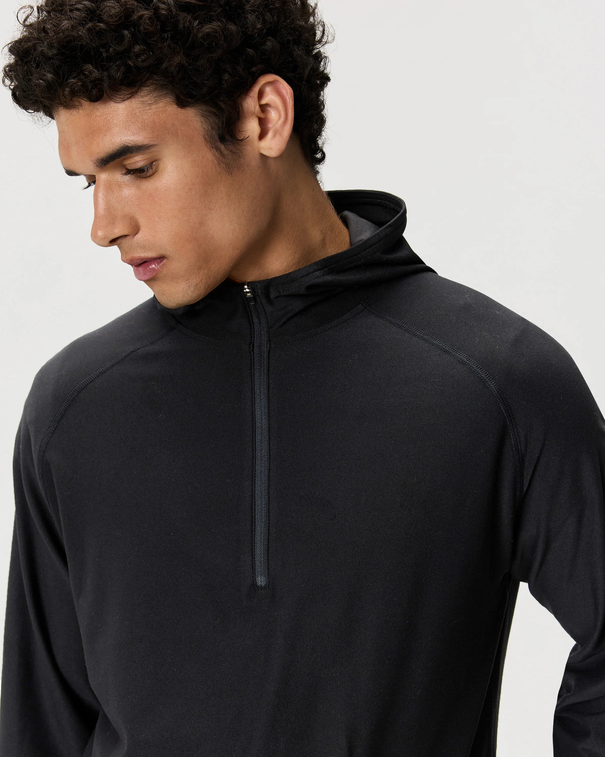 Flowknit Performance Half-Zip Hoodie - S / Heather Green