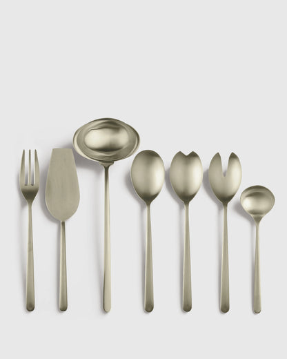 Linea 7-Pc Serving Utensil Set by Mepra - One Size / Polished Stainless Steel