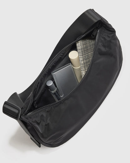 Revive Nylon Crescent Shoulder Bag - One Size / Olive