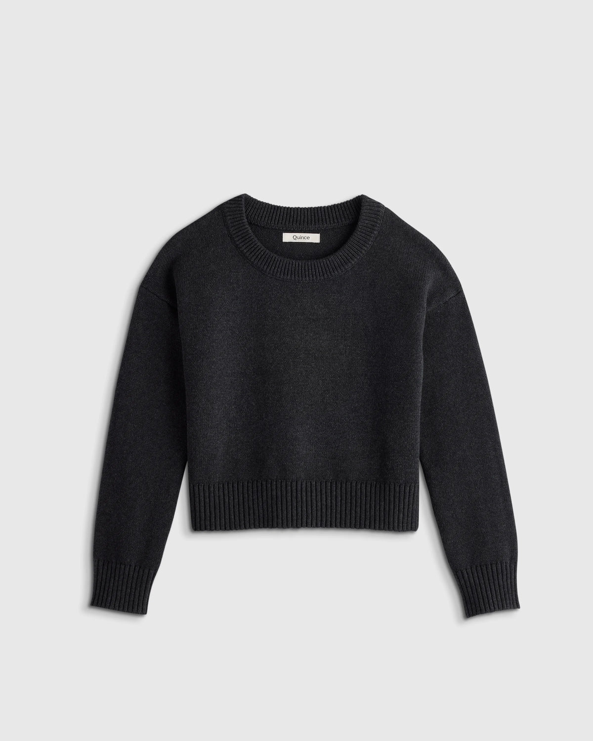 100% Organic Cotton Crewneck Sweater - 2T / Navy/White