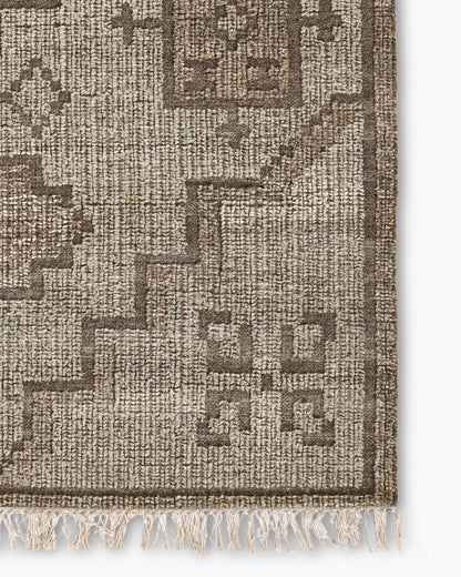 Nilo Handwoven Wool Rug - 3'6" x 5'6" / Brown