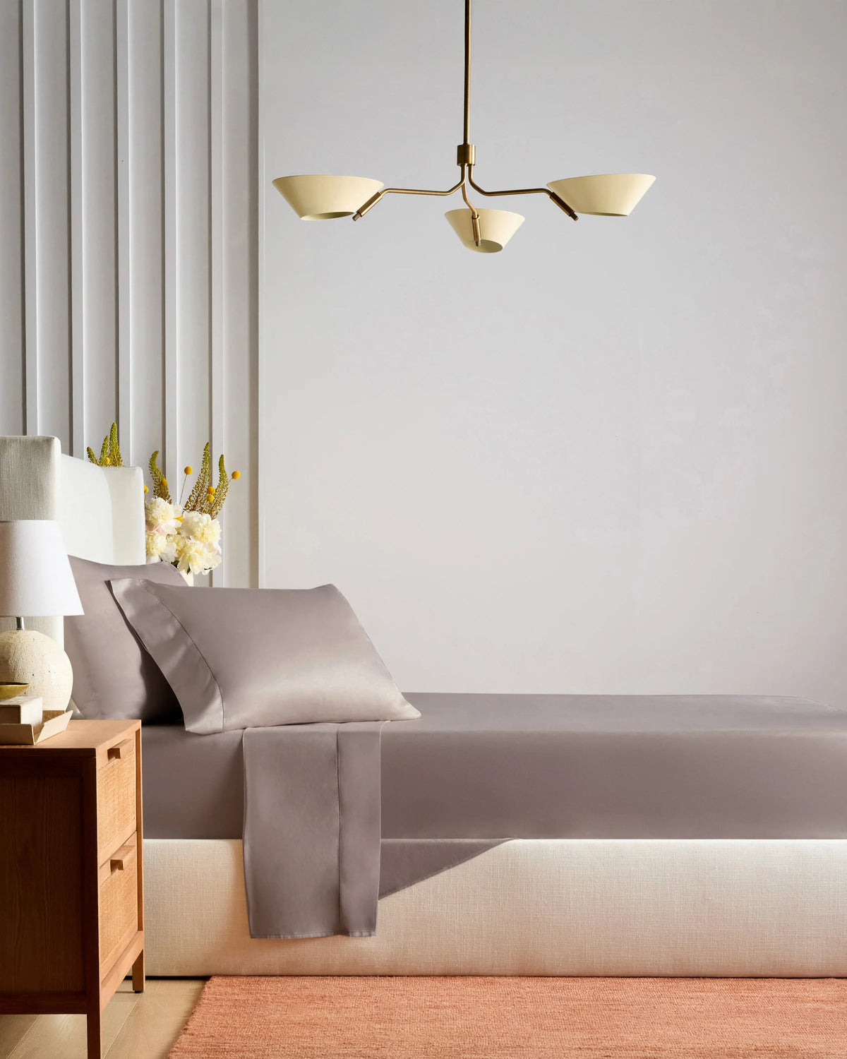 Signature Giza Cotton Sateen Sheet Set - Twin / Espresso