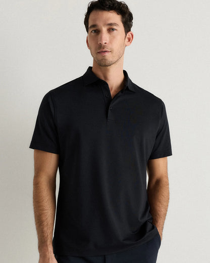 Performance Mesh Golf Polo - S / Navy