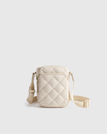Transit Quilted Phone Crossbody - One Size / Navy