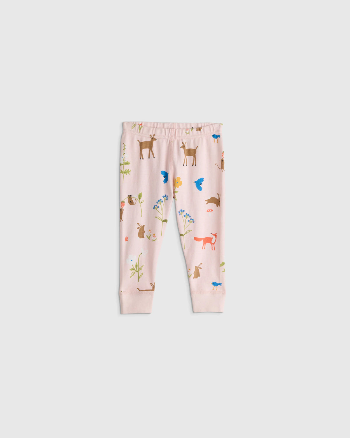100% Organic Cotton Short Sleeve and Pant Pajama Set - 12-18M / Planets