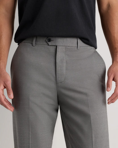 Stretch Wool Dress Pants - Straight - 30X30 / Black