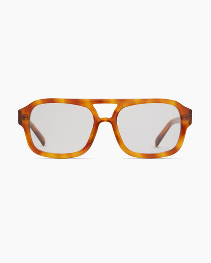 Berlin Polarized Acetate Sunglasses - Standard / Ginger Tortoise with Brown Gradient lens