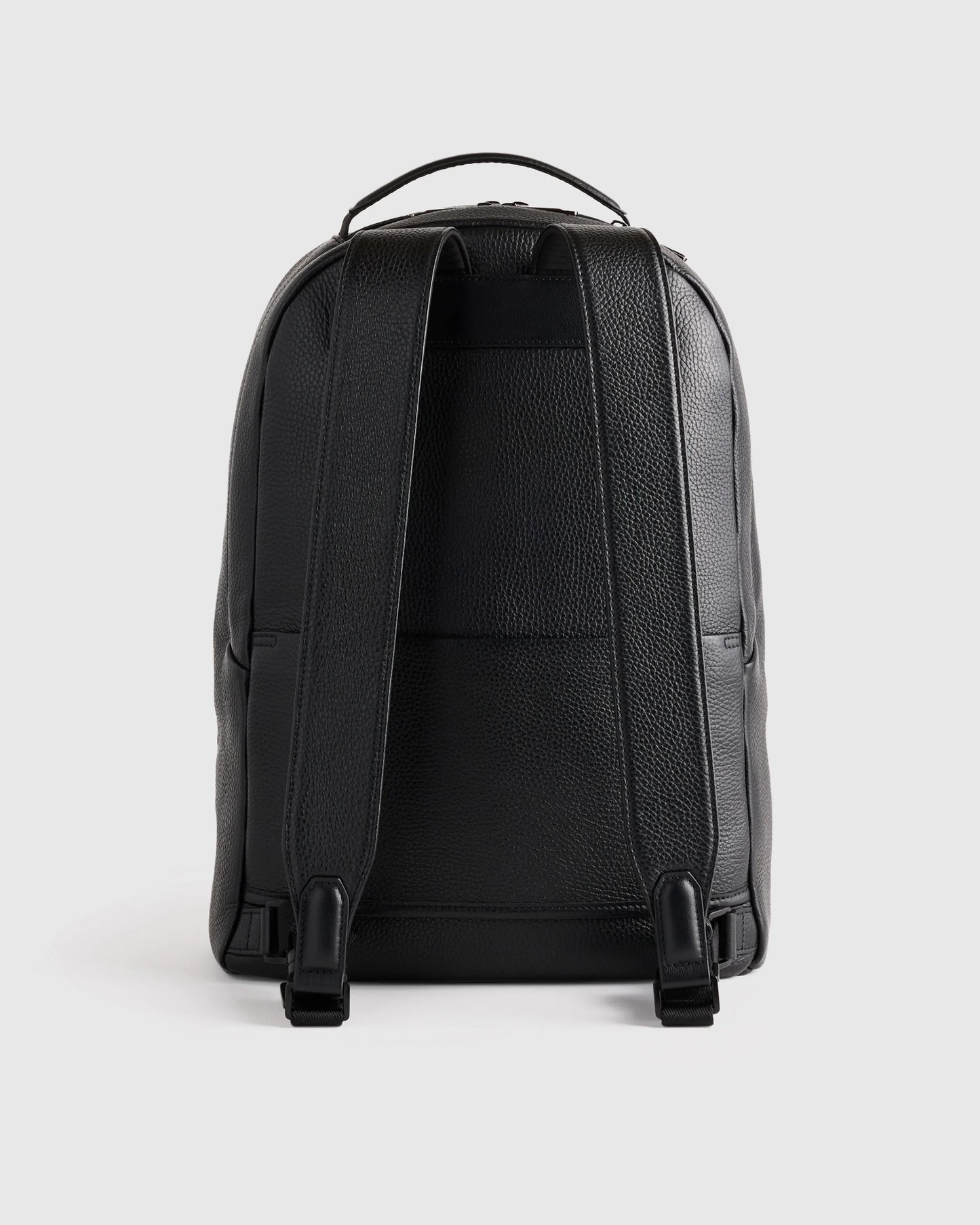 Excursion Italian Leather Laptop Backpack - One Size / Black