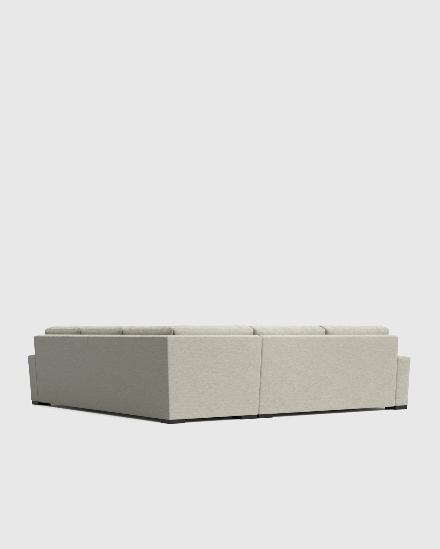 Stillman L Sectional in Performance Basketweave - 116x116 / Flax
