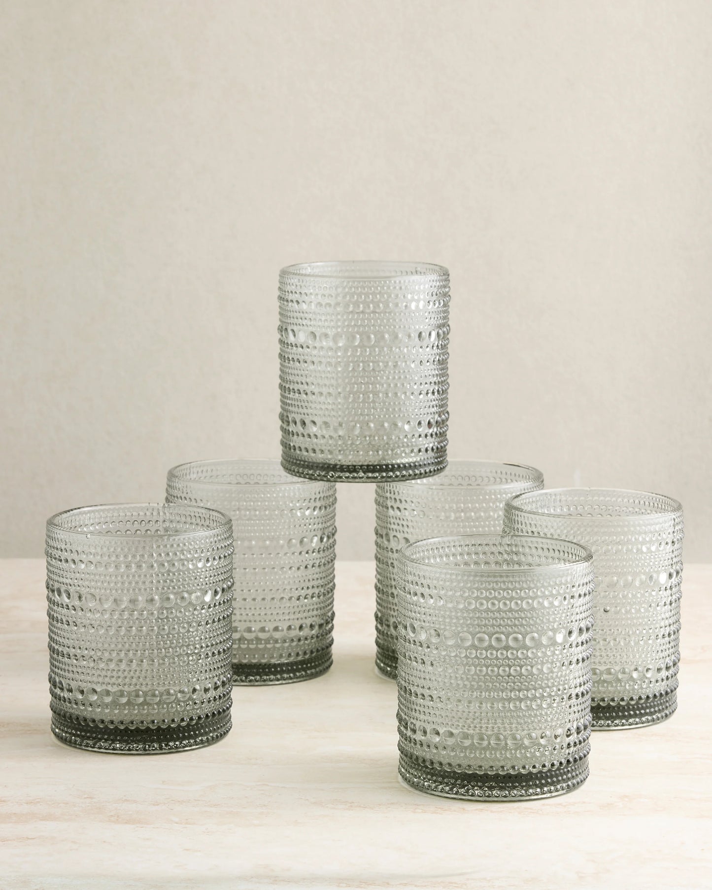 Jupiter Short Glass Tumbler (Set of 6) - One Size / Fern Green