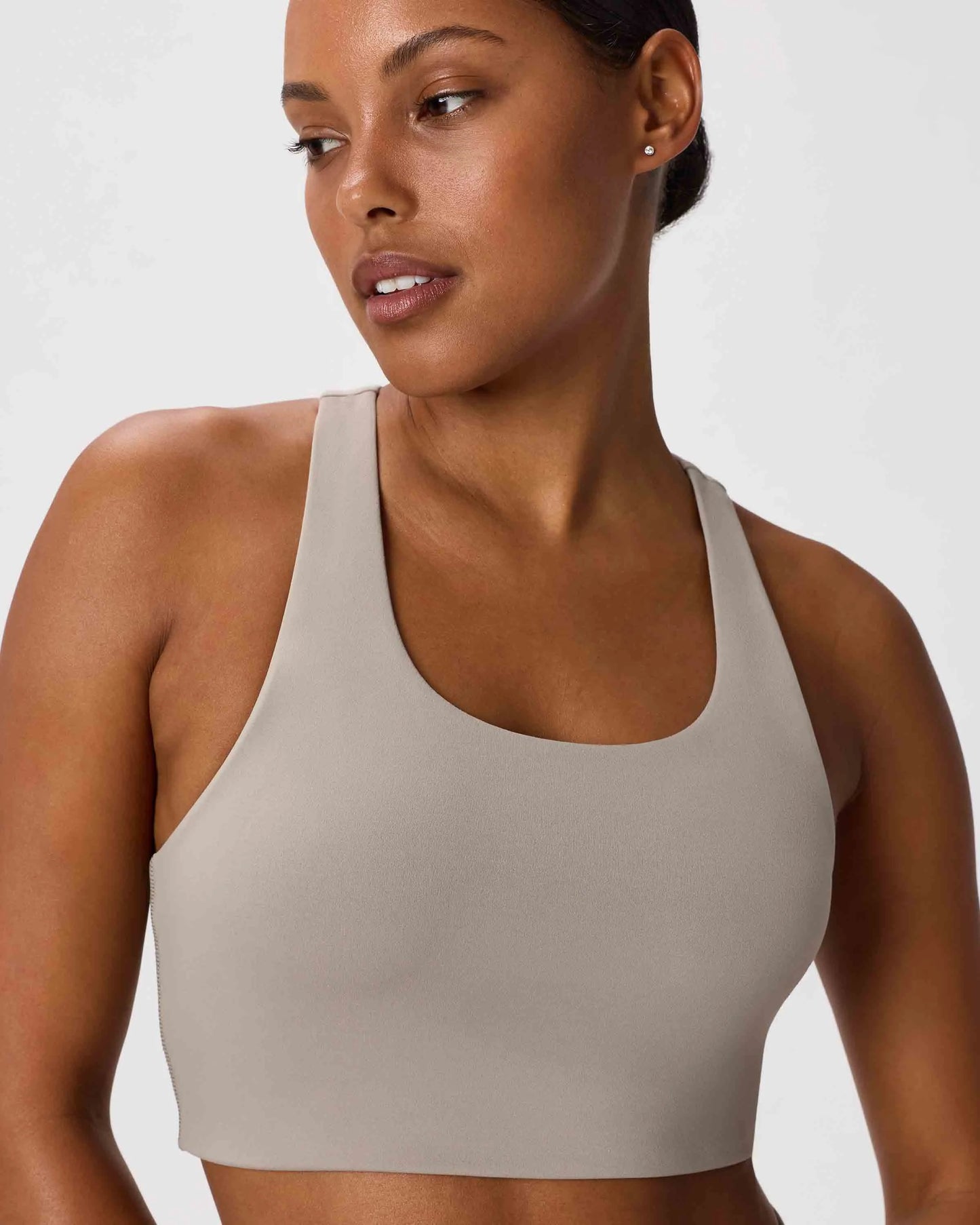 Ultra-Form Scoop Neck Longline Bra - XS / Black Camo