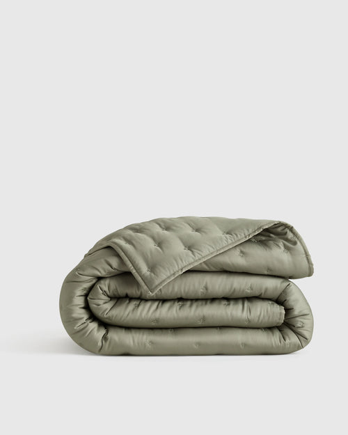 Bamboo Dream Quilt - Twin / Sage