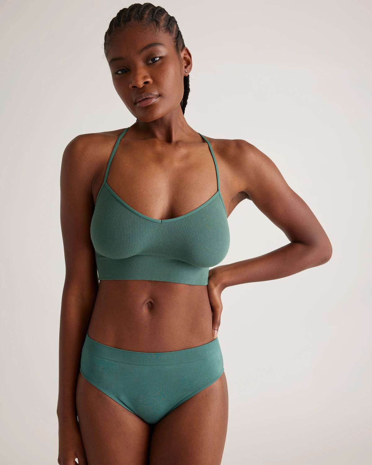Smoothing Comfort High-Waisted Brief (6-Pack) - XS / Cocoa
