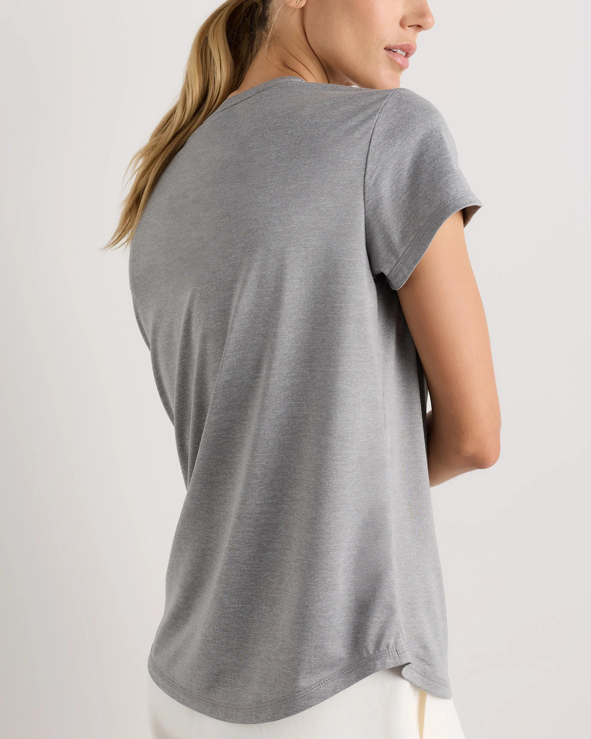 Flowknit Breeze Tee - XS / Heather Green