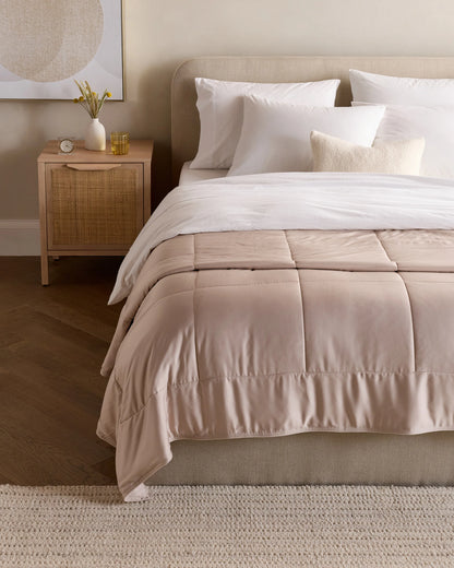 Bamboo Comforter - Twin / Soft Pink