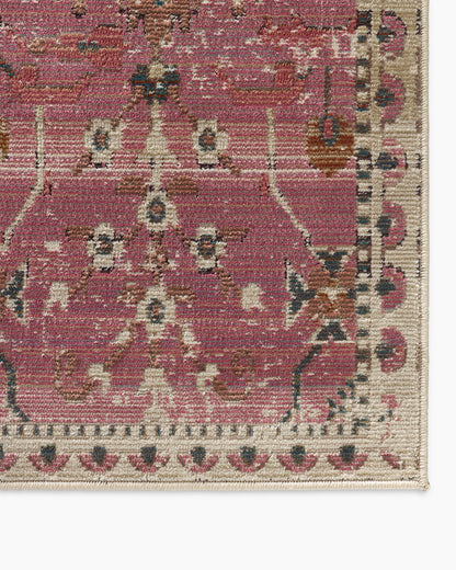 Talula Indoor/Outdoor Rug - 4' x 5'7" / Pink