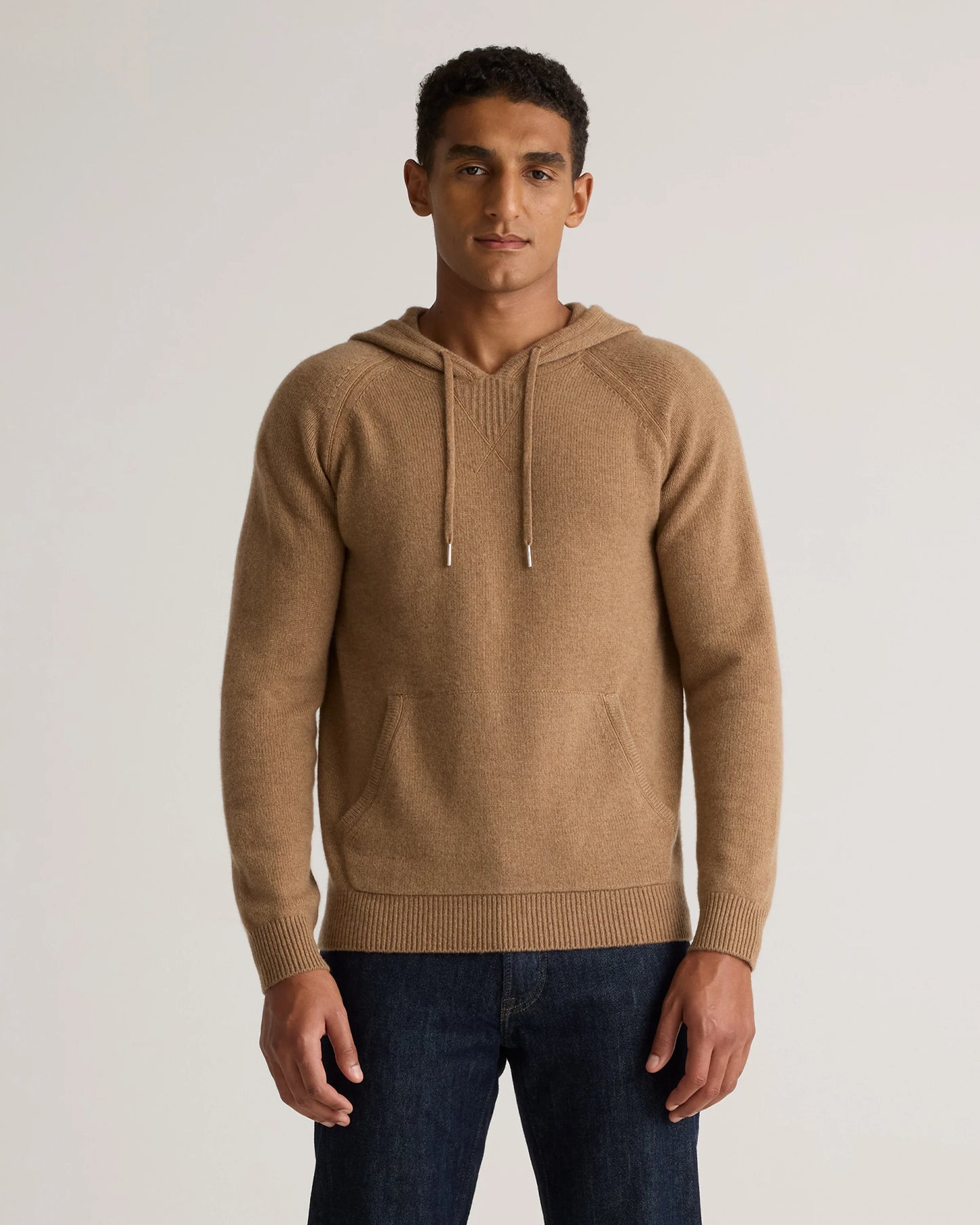 Mongolian Cashmere Pullover Hoodie - XS / Sea Spray Green