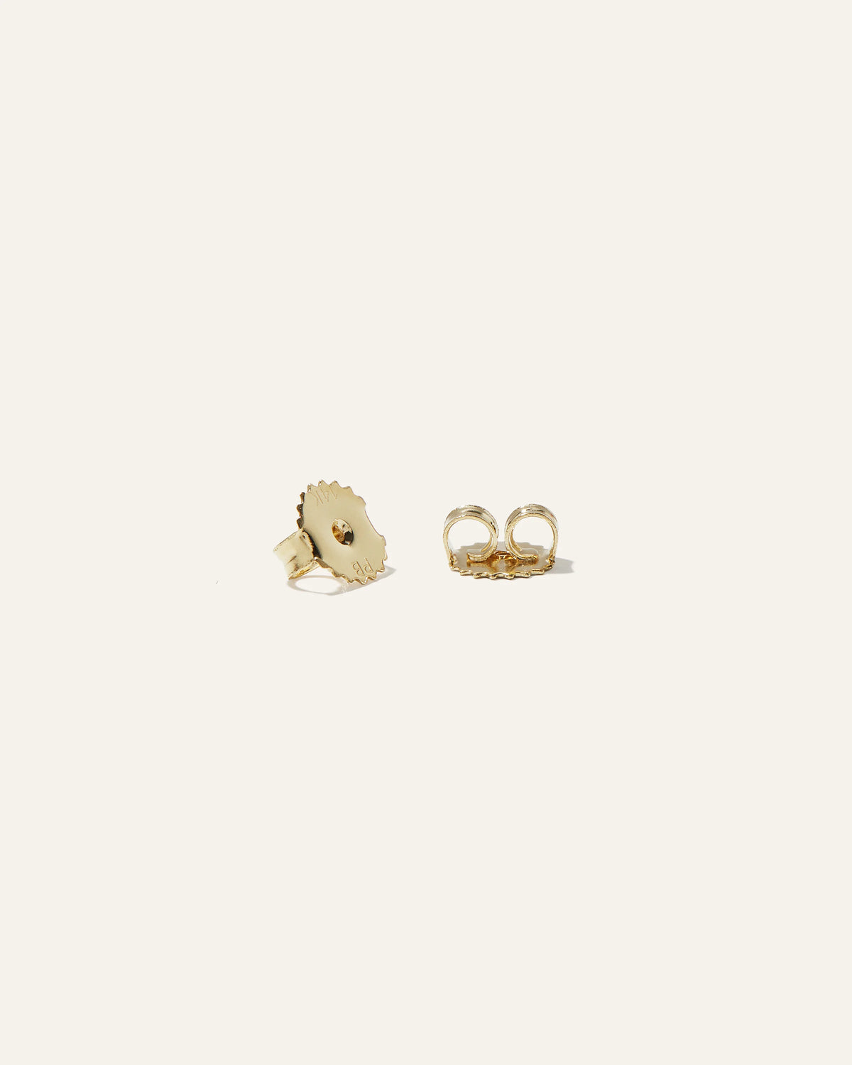14K Gold Lab Grown Diamond Oval Solitaire Studs - 2ctw - One Size / Yellow Gold
