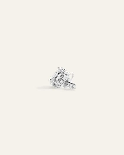 14K Gold Lab Grown Diamond Statement Oval Studs - 8ctw - One Size / Yellow Gold