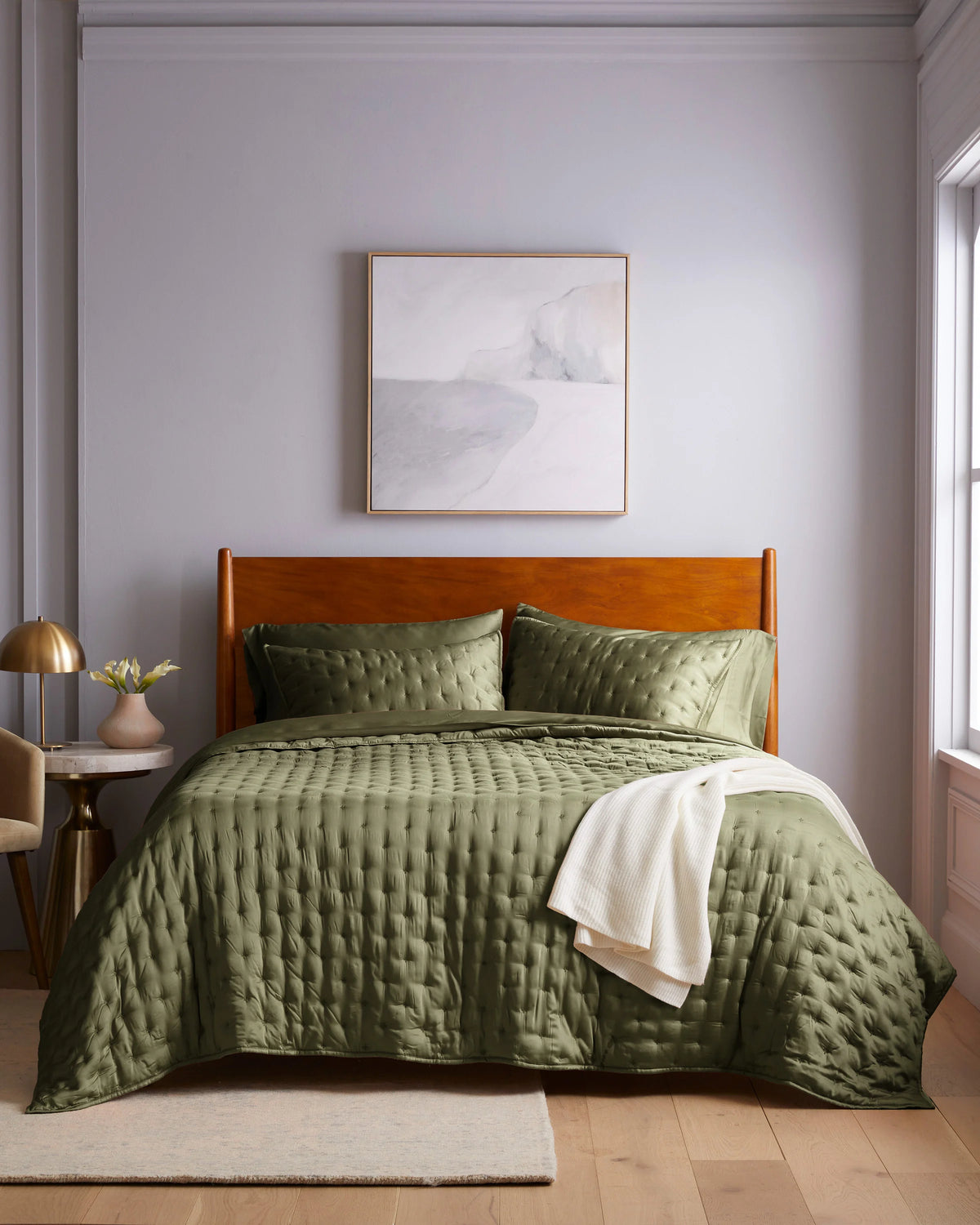 Bamboo Dream Quilt Set - Twin / Sage