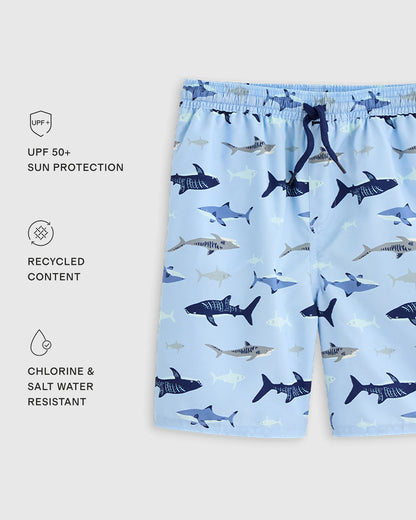 Swim Trunk - 6 / Wavy Fish