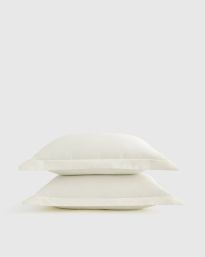 Signature Giza Cotton Sateen Sham Set - Standard / White